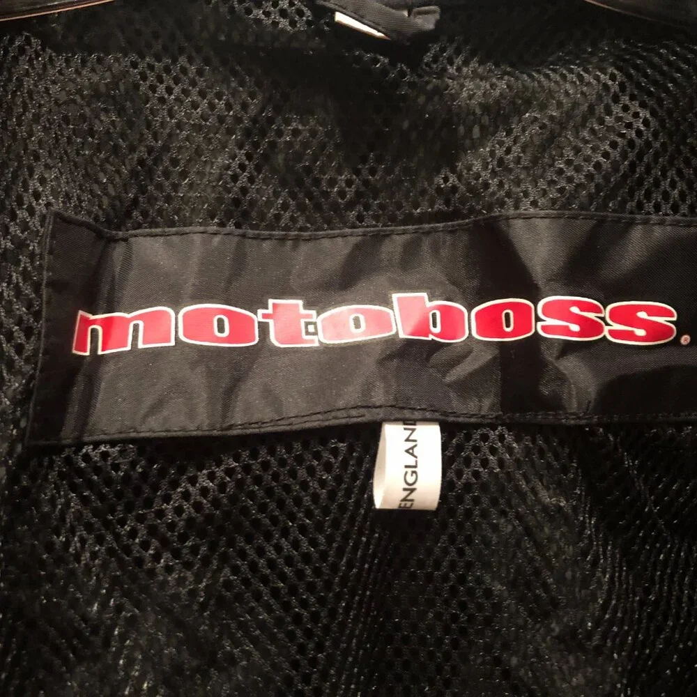Motoboss Waterproof Motorcycle Riding Rain Jacket Packable X-Large - Picture 3 of 13